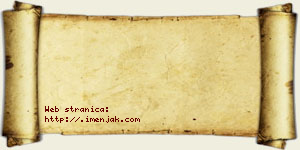 Joakim Backović vizit kartica